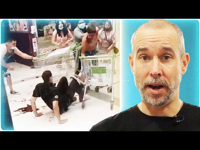 The MOST CRAZY FIGHT in a SUPERMARKET | Nick Drossos