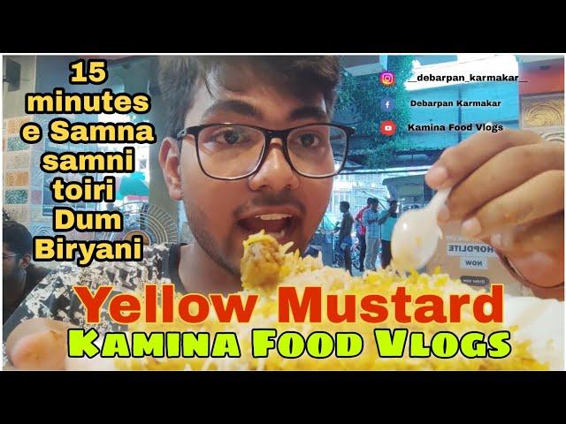 Yellow Mustard || 15 minutes e samna samni toiri Dum Biryani || Kamina Food Vlogs #enjoyment #malda