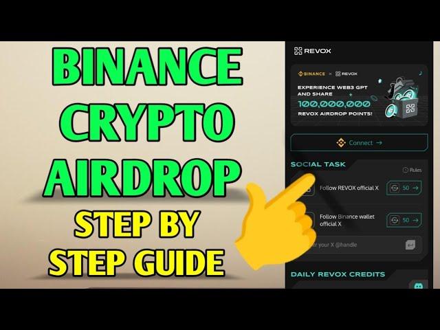 Binance new crypto airdrop | Revox token | Step by step guide