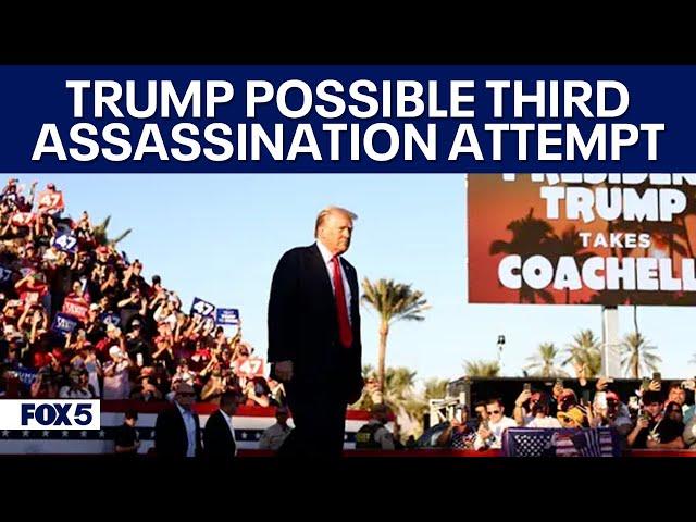 Trump third assassination attempt thwarted in California