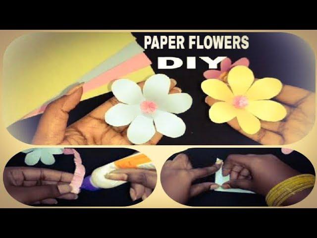 paper flower making  || paper flowers|| Origami ||  折り紙