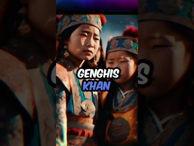  AI Recreates Genghis Khan's Daughters | History Facts |#shorts #history #facts