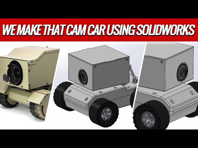 Look How We design CAM CAR Using Solidworks