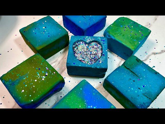 Gym Chalk ASMR | Dyed Blocks | Satisfying Chalk Crushing Asmr