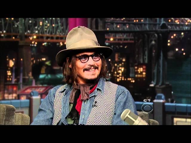 Pt 1 Johnny Depp on Letterman