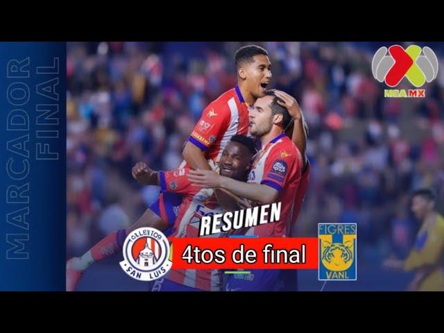 Resumen y goles | Tigers vs Atletico san luis | Liga Mx -AP2024 - 4tos de Final - IDA | TUDN