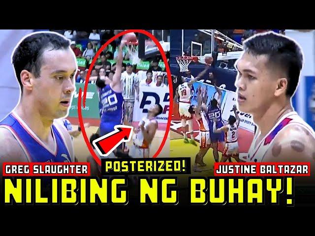 GREG SLAUGHTER VS JUSTINE BALTAZAR! DINAKDAKAN SI BALTI! INTENSE NA BATTLE OF GIANTS SA MPBL!