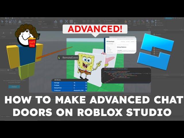 How to Make ADVANCED Chat Doors on Roblox Studio | CurlyFriStudios