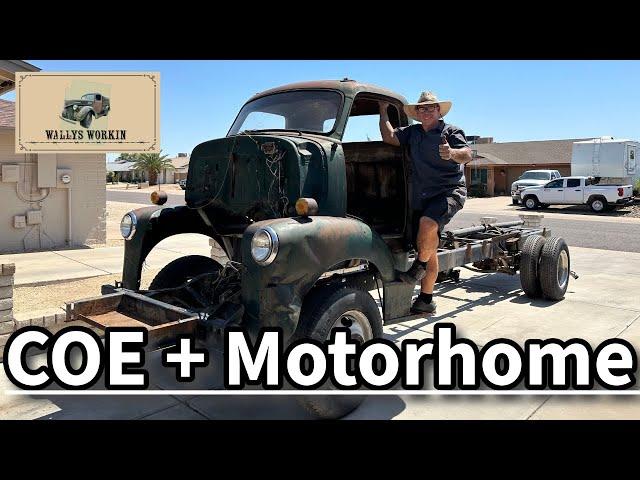 Mounting the Chevy COE on a motorhome frame / Frame swap COE