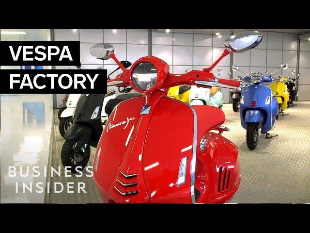 How Vespa Scooters Are Made | The Making Of