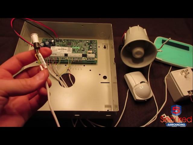 DSC security alarm system basic install and wiring walk through