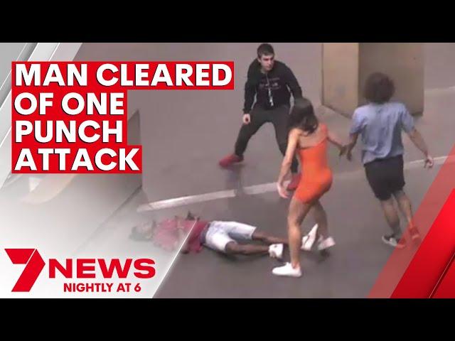 Accused Sydney CBD one punch attacker cleared of any wrongdoing | 7NEWS