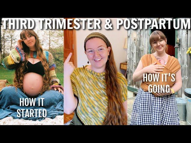 THIRD TRIMESTER & POSTPARTUM RECAP | my TMI symptoms & honest experience