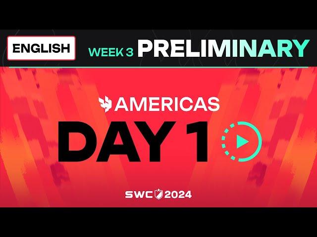 [ENGLISH] SWC2024 AMERICAS Preliminary Day 1 | Summoners War