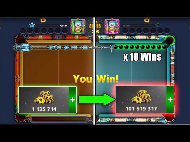 8 Ball Pool - 1 Million to 100 Million Coins Easy and Fast Method