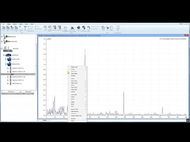 Adash DDS tutorial 07   Cómo mostrar las frecuencias de fallas de los rodamientos