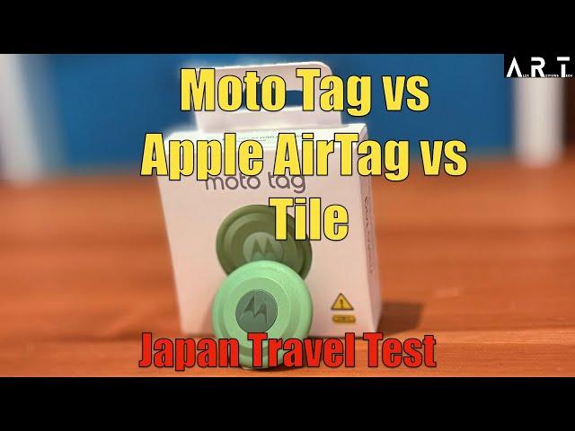 Motorola Moto Tag vs Apple AirTag vs Tile Pro: Japan Travel Test & Review