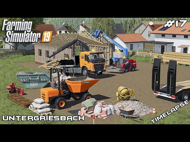 House Demolition | Lawn Care on Untergriesbach | Farming Simulator 19 | Episode 17