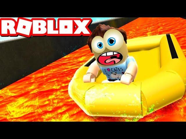 ПОСТРОЙ СВОЙ ПЛОТ в Роблокс Побег от лавы ЧЕЛЛЕНДЖ ROBLOX LAVA SURVIVE как майнкрафт на SPTV