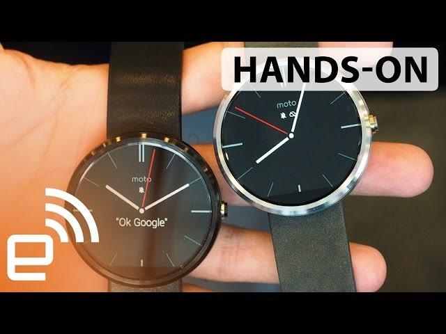 Moto 360 smartwatch hands-on | Engadget