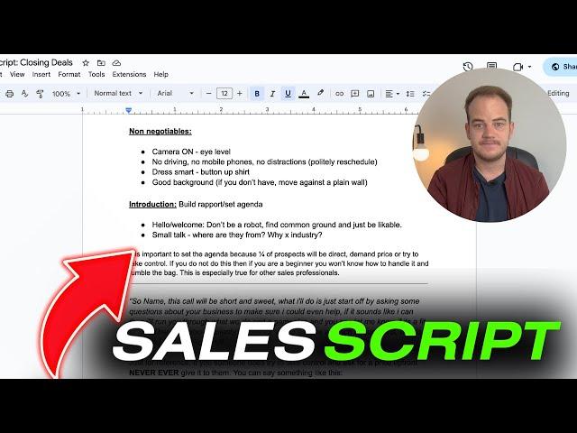 Sales Script That Will Make You RICH (sign 5 clients EVERY week)