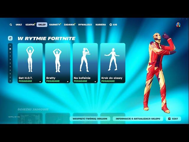 SKLEP FORTNITE 4.02.2025 *IKONOWE EMOTKI, SYMBIOTY, KATALINA, LENIWE KROKI, BŁYSZCZKA, TERRA*