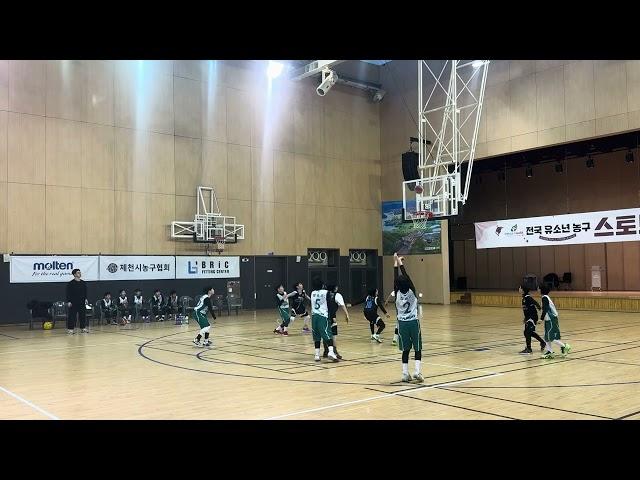 25.01.18[U10] 제천 스토브리그 예선 더그릿(29) VS 강남삼성(13) [WIN] [전반전]