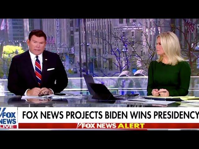 Moment US TV networks declared Joe Biden as the next President of the United States