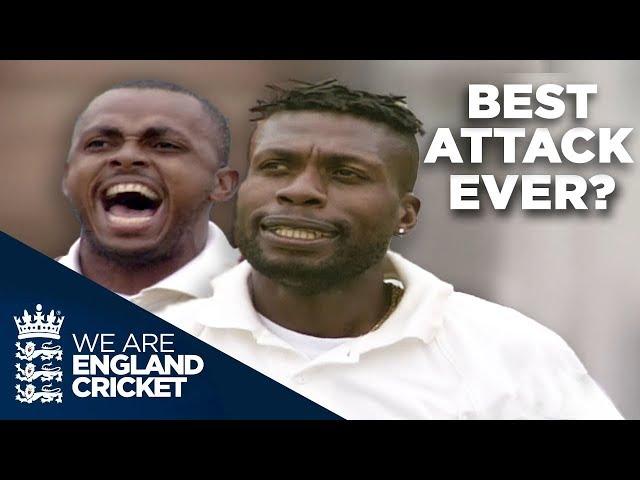 Windies 2000 - Best Bowling Attack Ever? | England v West Indies Lord's 2000 - Highlights