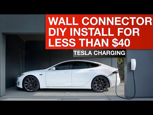 Tesla Wall Connector DIY Install for Less Than $40