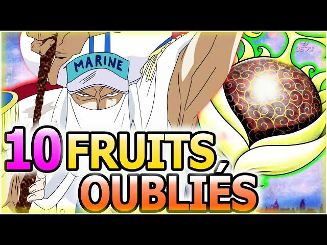 10 FRUITS DU DÉMON OUBLIÉS MAIS SURPUISSANTS ! ONE PIECE TOP