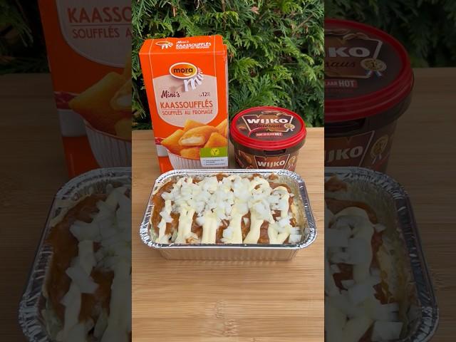 Kapsalon Kaassouflé Oorlog #dutch #cheese #patat #netherlands #holland #hungry