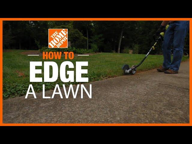 How to Edge a Lawn | The Home Depot