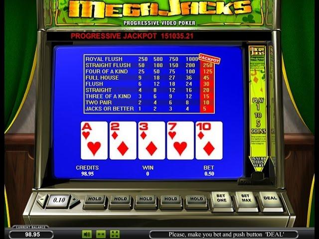 Секрет игрового автомата  Mega jack video poker