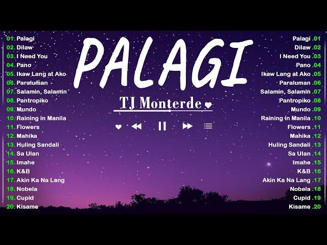 Palagi - TJ Monterde, Dilaw (Lyrics Video) | Opm Trends Playlist 2024 -Top Tagalog Songs Of All Time