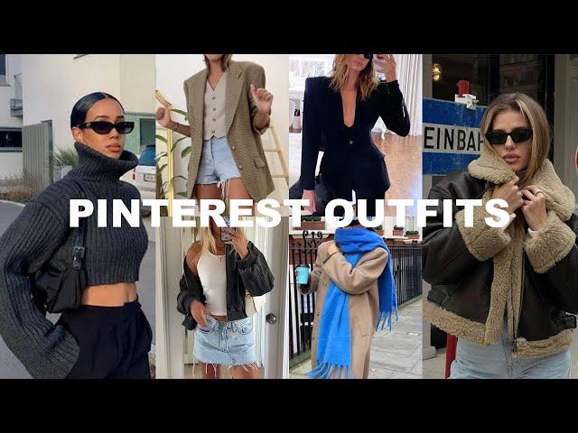 Recreating Pinterest Outfits (autumn/fall inspired)