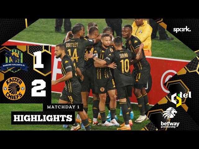 MARUMO GALLANTS VS KAIZER CHEIFS HIGHLIGHTS!! BETWAY PREMIERSHIP HIGHLIGHTS!!