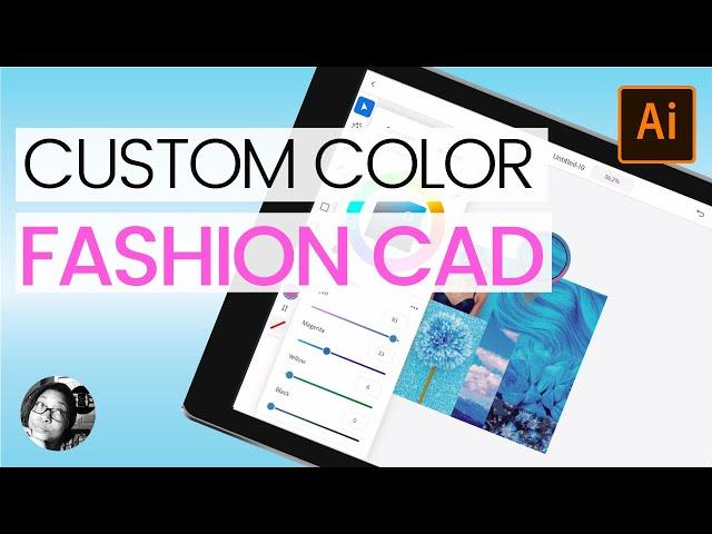 Create Custom Color in Illustrator for a Fashion CAD on iPad