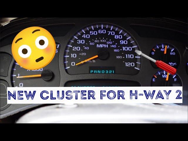 Blue dial cluster in my 2003 Chevy Avalanche (H-WAY 2)! Living H-WAY #wedalife