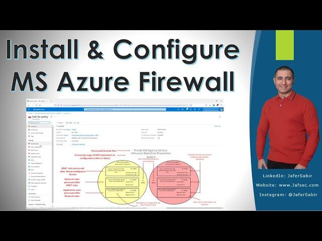 Install & Configure Azure Firewall - Demo of Rules & Security Features