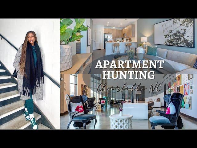 COME LUXURY APARTMENT HUNTING W/ ME!!  w/ prices | Charlotte NC