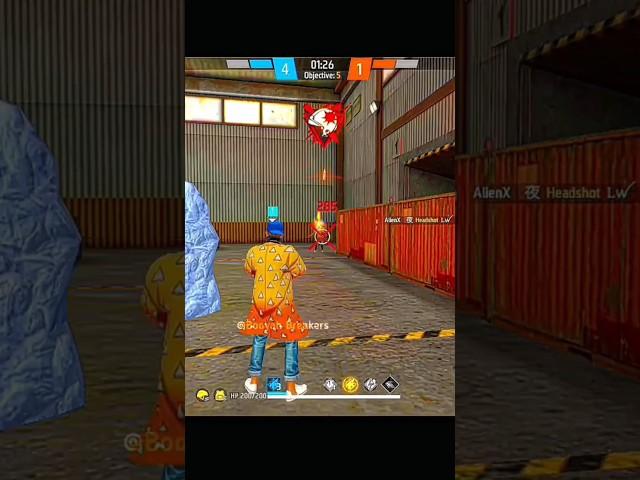 God of 1 Tap ️ #shortsfeed #booyahbreakers #freefireshorts