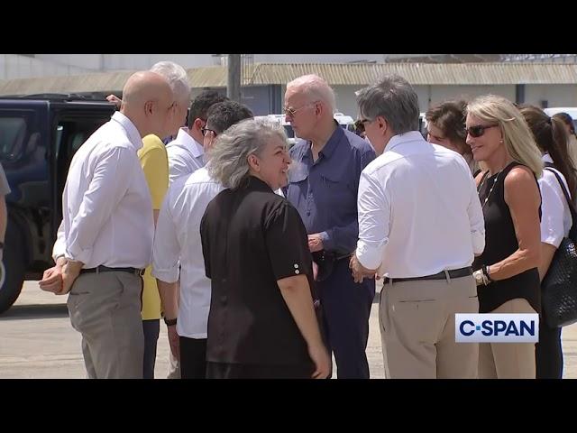 Biden arrives Manaus, Brazil - boards Marine One for aerial tour Amazon - 1st US president to visit