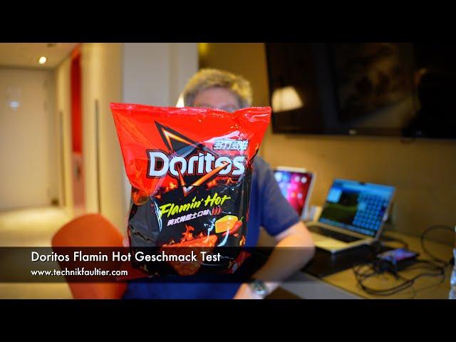 Doritos Flamin Hot Geschmack Test