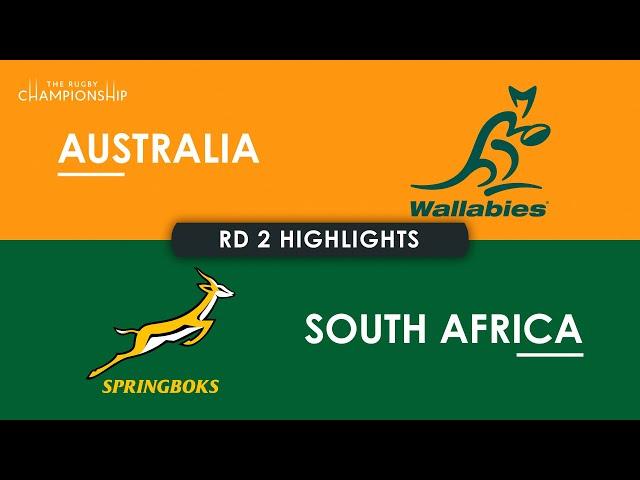 HIGHLIGHTS | AUSTRALIA v SOUTH AFRICA | The Rugby Championship 2024