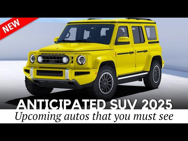 Newest SUVs and Crossovers to Look Out for in 2025: Interior/Exterior Walkarounds