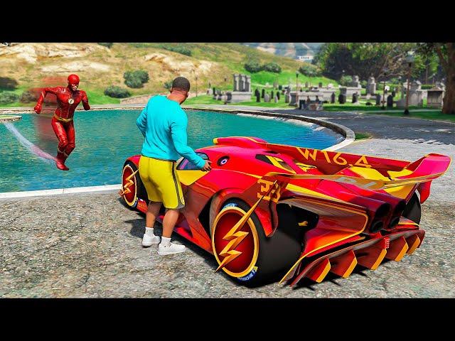 ROUBANDO O SUPER CARRO DO FLASH NO GTA 5