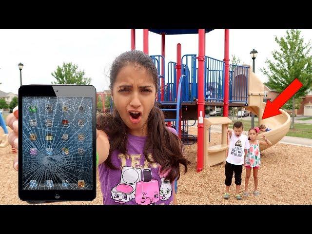 Heidi and Zidane Broken Iphone Joke IRL Hzhtube Kids Fun