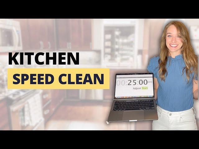 Kitchen Speed Clean With Me ‍️