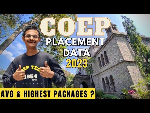 Packages at COEP 2023  | Coep Placements Statistics | Coep Average & Highest Package #coep